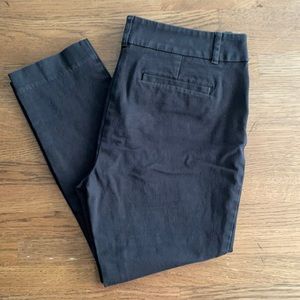 Loft Outlet Black skinny ankle pants size 10P